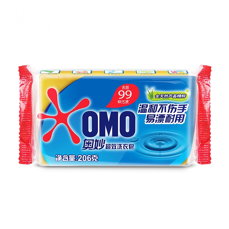 奥妙(OMO) 99超效洗衣皂 206g