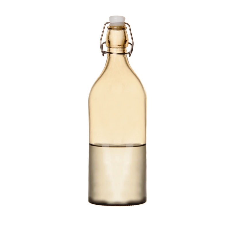 Scybe喜碧 戈雅玻璃瓶1100ml酿酒瓶红酒瓶泡酒带盖白酒瓶空瓶子单支装