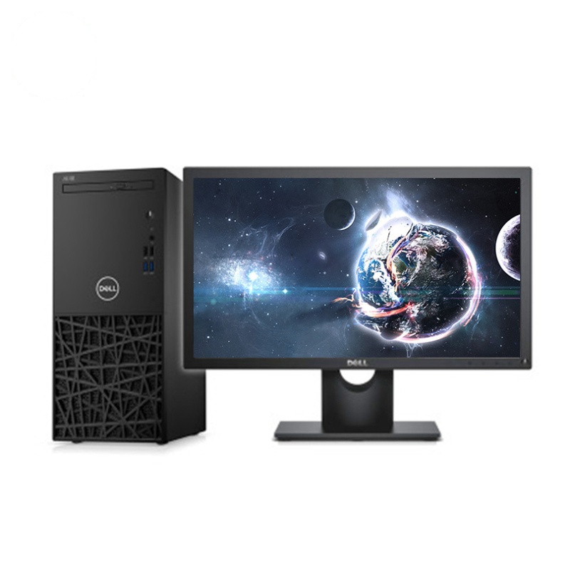 戴尔(Dell)成铭3980商用台式电脑整机21.5英寸显示器(I3-8100 4G内存 1T 3年)