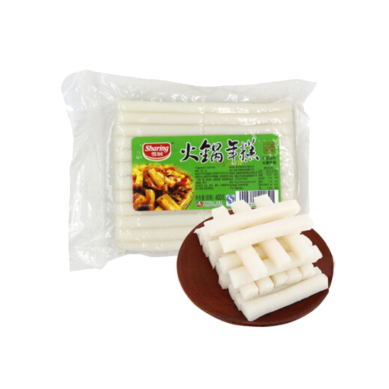 雨润 雪润 火锅年糕 宁波风味 400g/袋*5袋组合装 年糕片 火锅食材