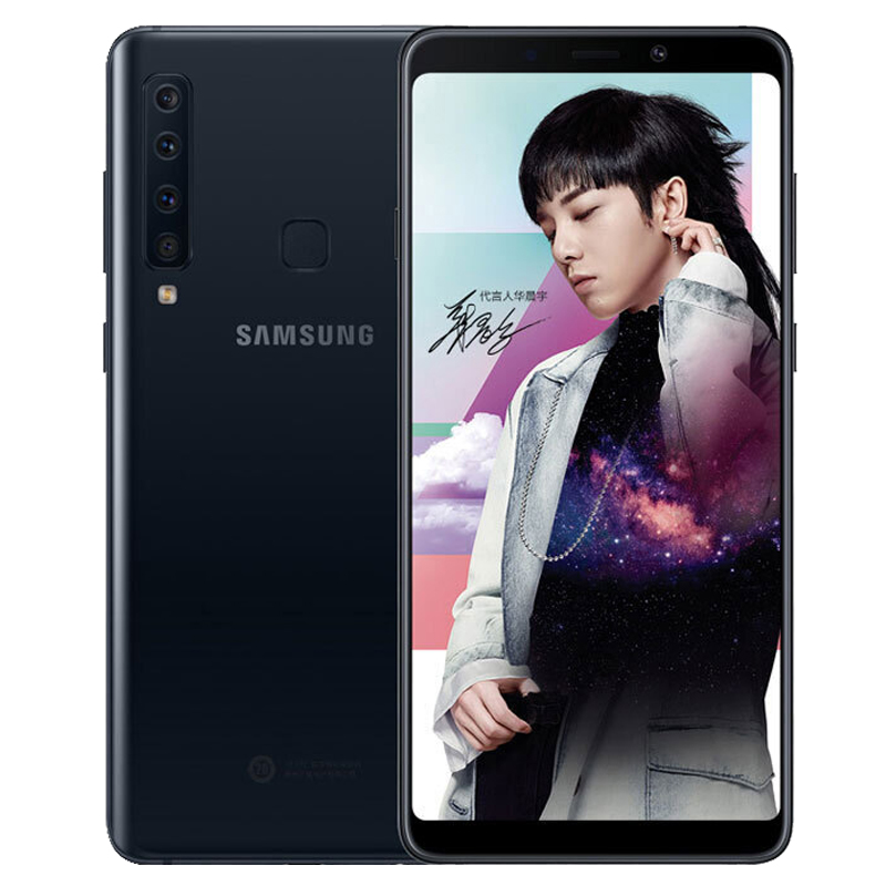 SAMSUNG/三星 Galaxy A9S (SM-A9200) 渐变色 8GB+128GB 鱼子黑 全网通移动联通电信4G手机