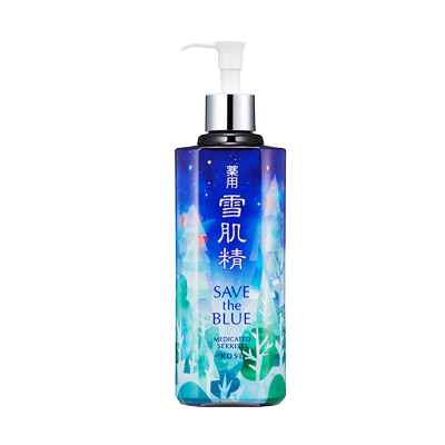 雪肌精(SEKKISE)I化妆水450ml 蓝色宣言SAVE the BLUE 版爽肤水补水保湿提亮肤色正品保证