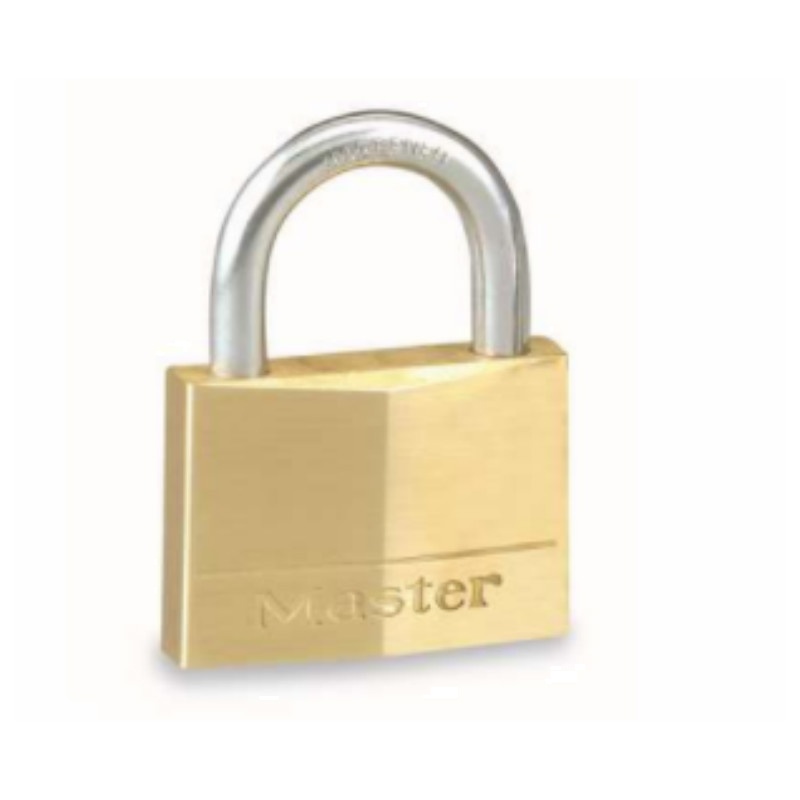 玛斯特锁 MASTER LOCK 150MCND 7mm锁钩，25mm锁钩净高，5弹子50mm铜挂锁