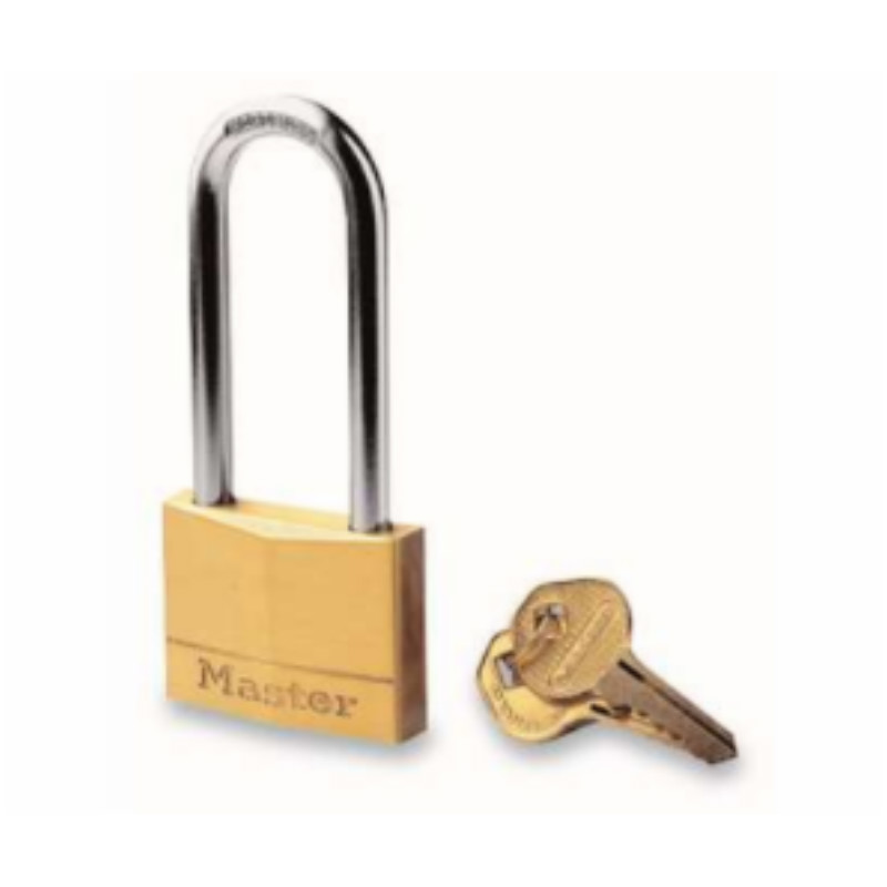 玛斯特锁 MASTER LOCK 150MCNDLJ 7mm锁钩,60mm锁钩净高,5弹子50mm铜挂锁