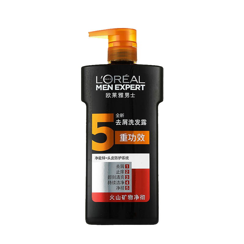 欧莱雅(L’oreal)男士去屑洗发露(火山矿物净彻)700ML