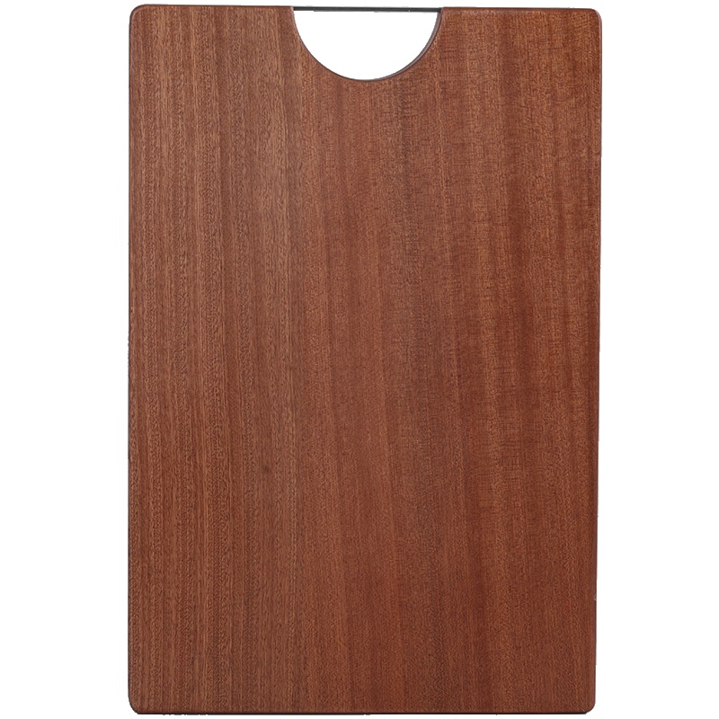 唐宗筷 整木菜板 长方形非洲乌檀木实木砧板 家用厨房刀板案板 大号400*300*23mm C5503