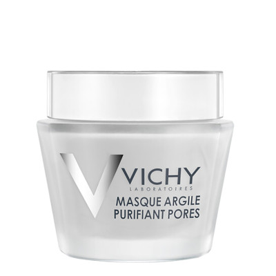 薇姿(VICHY)毛孔净化矿物泥面膜 75ml 清洁 提亮肤色 控油平衡 水洗面膜