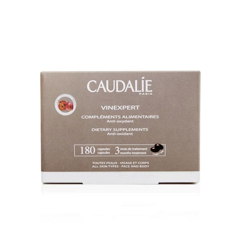 [亮白淡斑]CAUDALIE 欧缇丽 进口葡萄籽精华胶囊 180粒/瓶 法国进口 140克