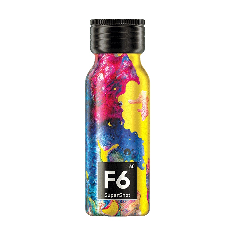 F6 supershot 浓缩 葛根姜植物饮品 60ml*6瓶