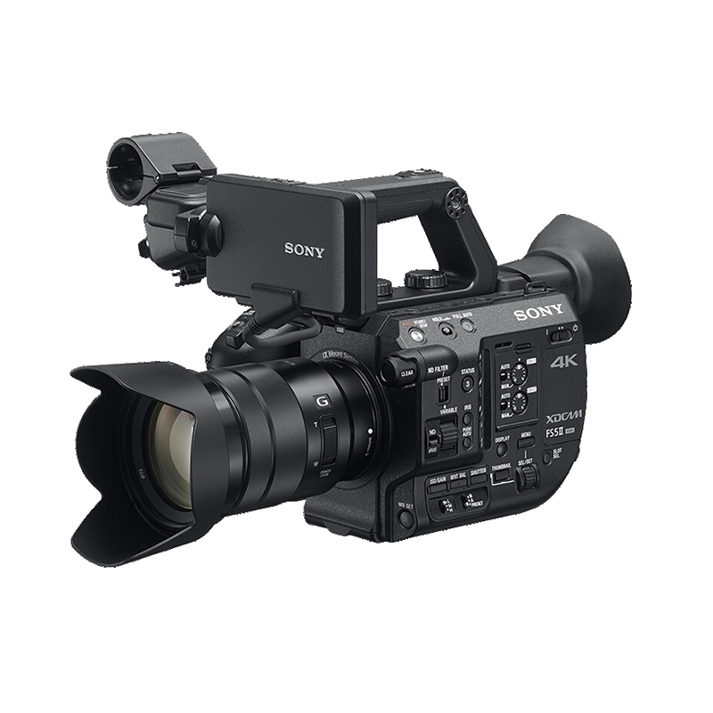 索尼(SONY)PXW-FS5M2K专业4K数码摄像机便携摄录一体机约884万像素3.5英寸显示屏(含18-105镜头)