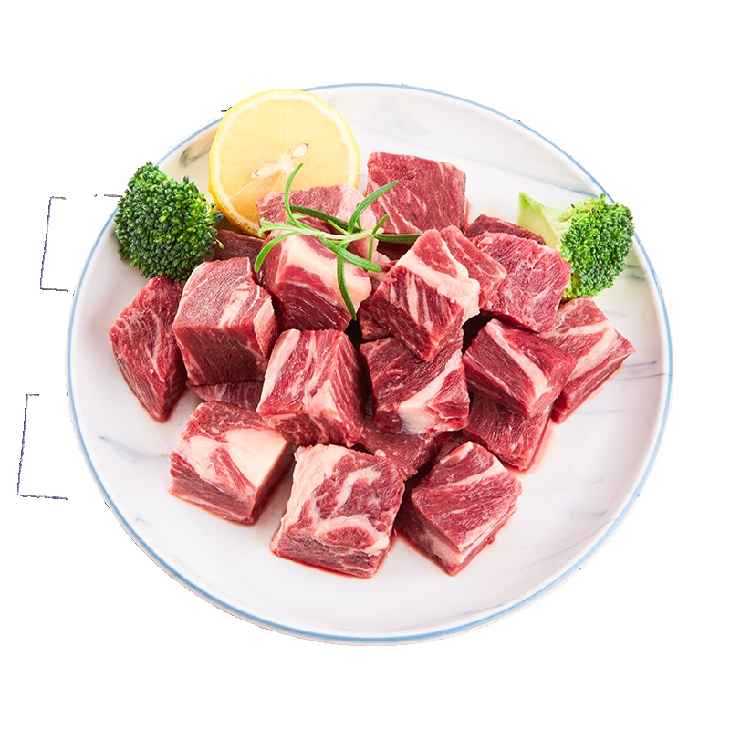 悠司坊 巴西牛腩块450g生鲜牛肉原肉手工切割