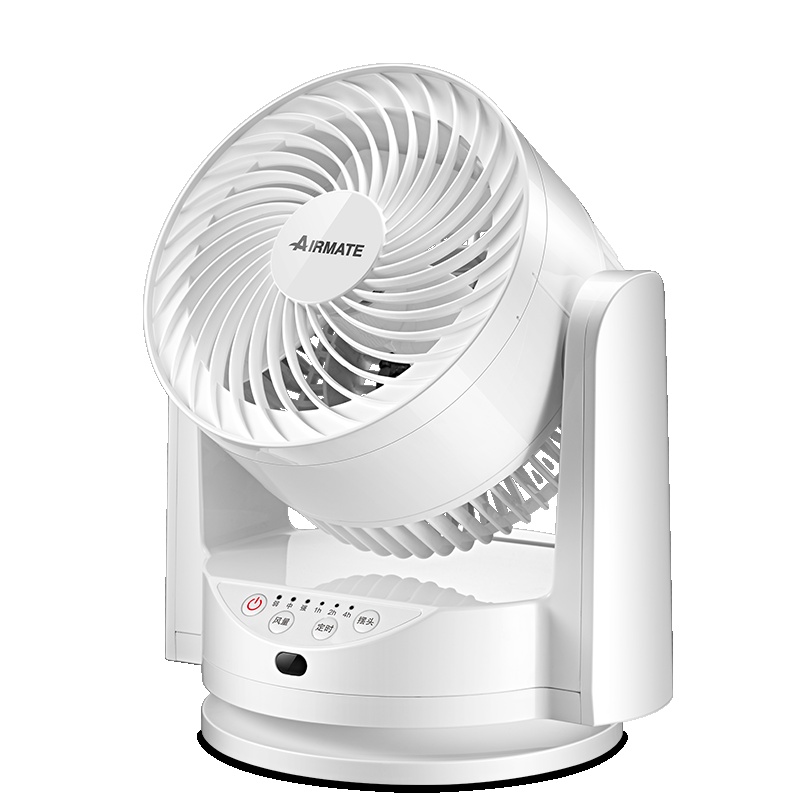 艾美特(Airmate) 电风扇 CA15-R1 智能遥控 3档 空气循环扇 台式 预约定时 台扇 电扇 风扇 空调伴侣