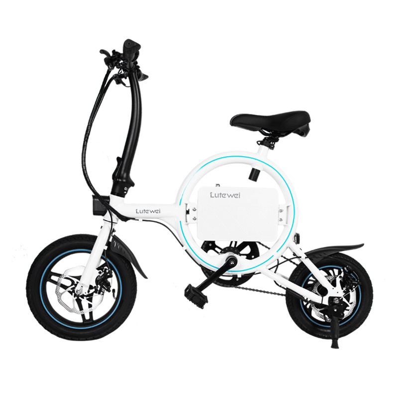 路特威(Lutewei)电动自行车O2迷你电动自行车 锂电池折叠助力城市代步代驾车 智能电单车