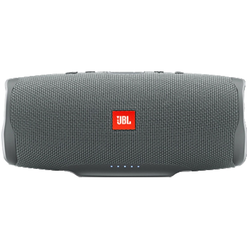 JBL Charge4 音乐冲击波四代 便携式蓝牙音箱 低音炮 户外迷你音箱 防水设计 增强版赛道扬声器 灰色