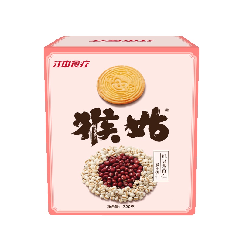 江中猴姑红豆薏苡仁酥性饼干15天装720g