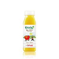 【苏宁生鲜】果的(Fruiti)100%冷压鲜榨富士苹果汁300ml 方便速食