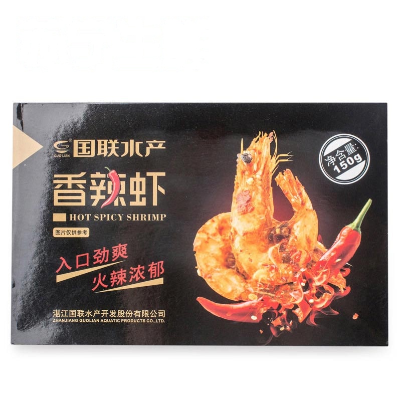 【苏宁生鲜】国联(GUOLIAN)香辣虾150g 新鲜水产 国产 冷冻虾