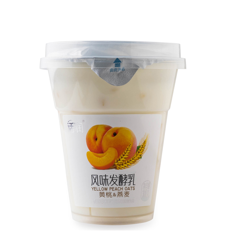 【苏宁生鲜】新希望琴牌活润风味发酵乳(黄桃+燕麦)300g