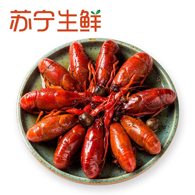 [苏宁生鲜]洪湖湿地十三香味型小龙虾900g