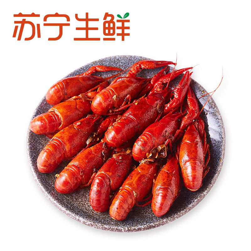 [苏宁生鲜]红功夫麻辣味小龙虾700g(17-25只)