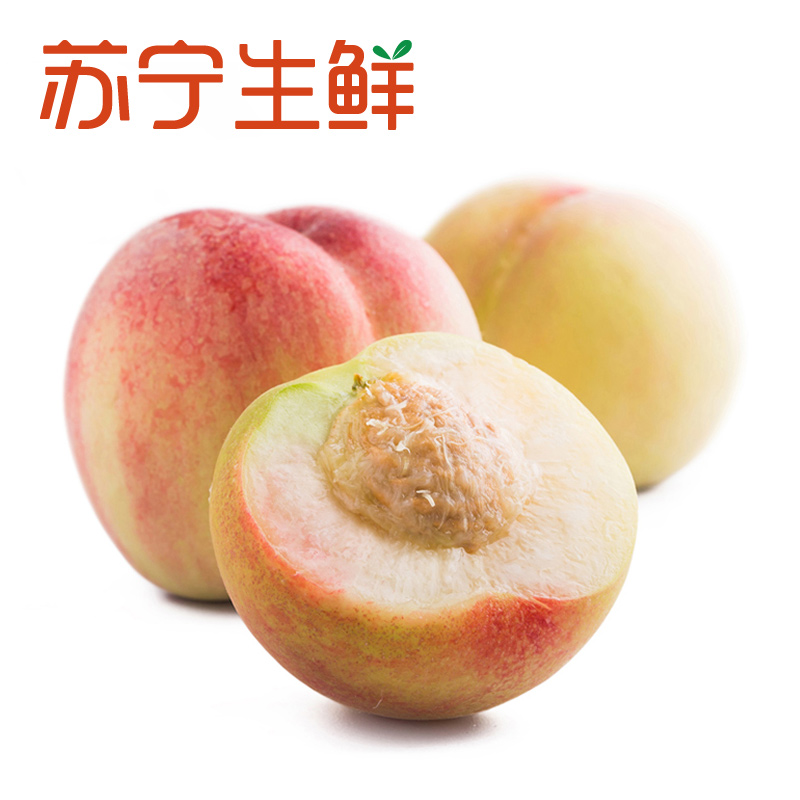[苏宁生鲜]江苏无锡阳山水蜜桃8个礼盒装250g以上/个 新鲜水果