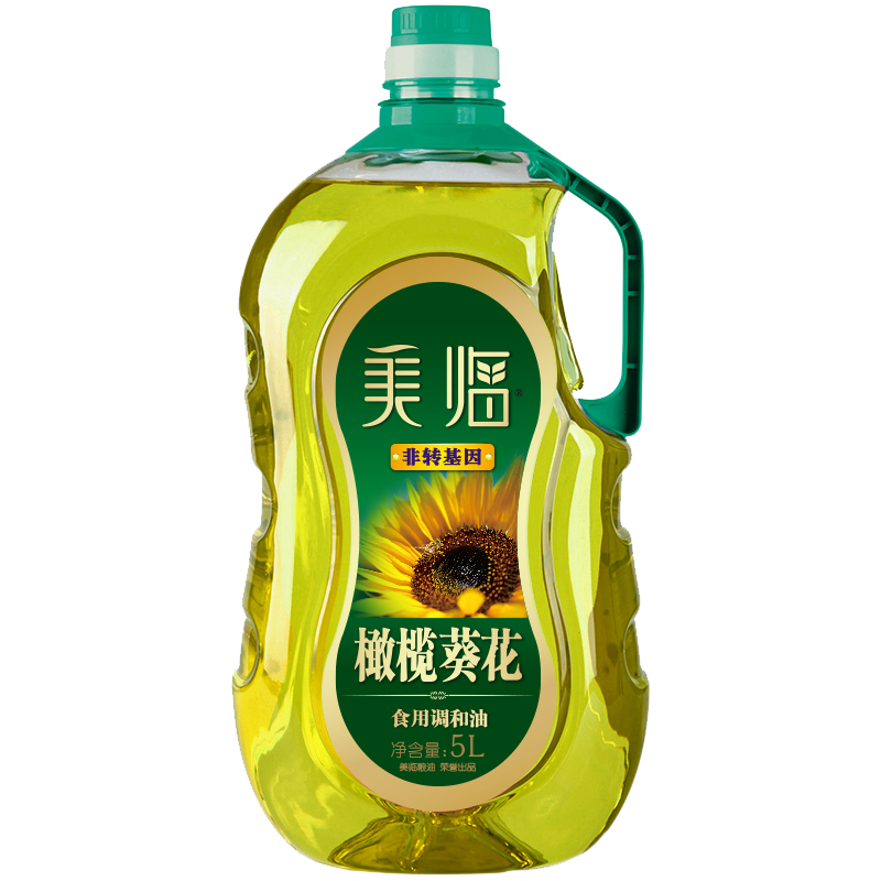美临 橄榄葵花调和油 食用油 (含18%特级初榨橄榄油) 5L