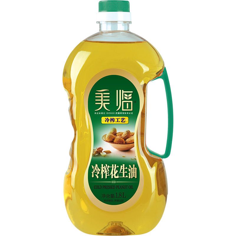 美临 冷榨花生油 冷榨工艺 1.8L