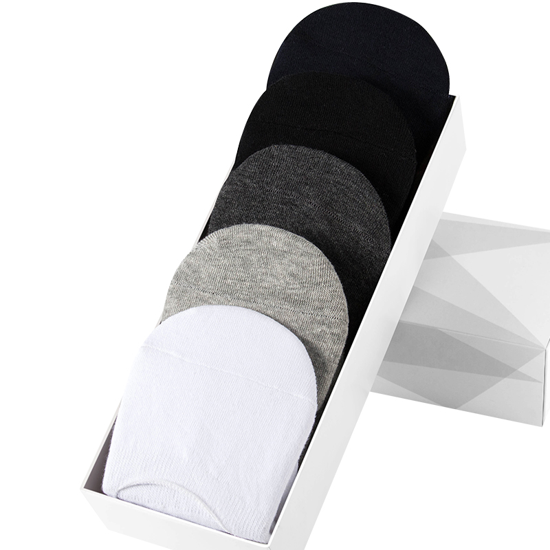 帕兰朵（PLANDOO）纯色简约男士短袜隐形袜船袜AK2016