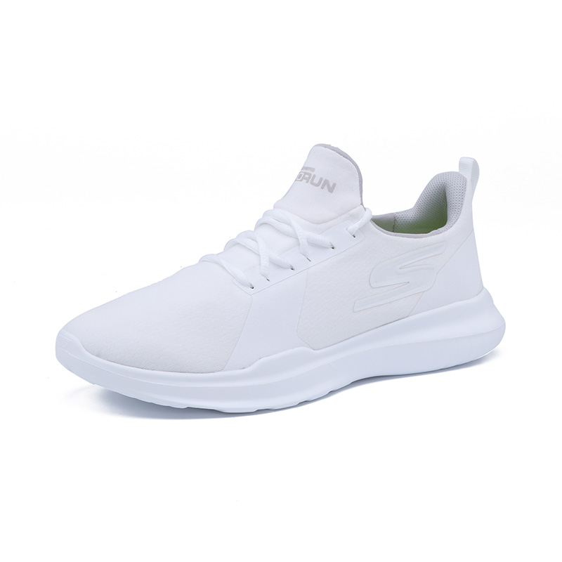 Skechers斯凯奇 PERFORMANCE系列GO RUN男士轻质跑鞋54358/WHT