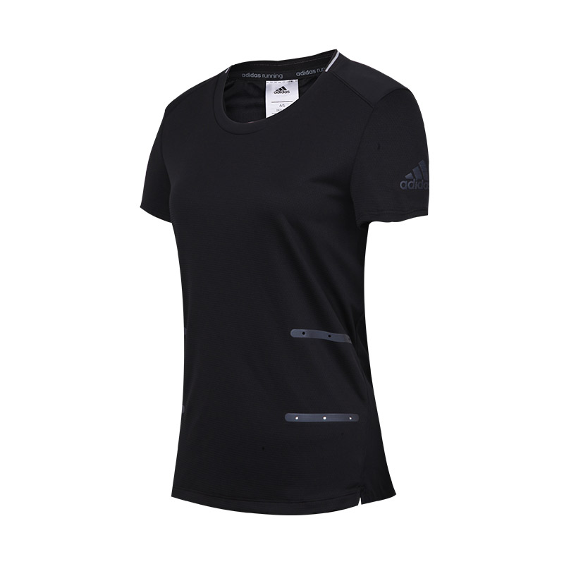 adidas阿迪达斯女装短袖T恤2018新款跑步运动服BQ2201