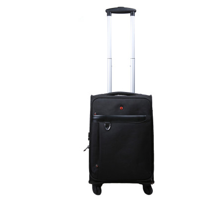 SWISSGEAR瑞士军刀拉杆箱大容量旅行箱托运箱 商务行李箱 24寸 黑色