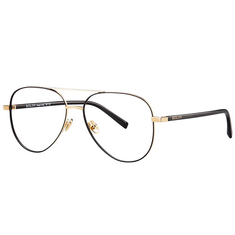 BOLON暴龙近视眼镜框女眼镜架超轻圆脸2018年新款可调节陶瓷鼻托BJ7023