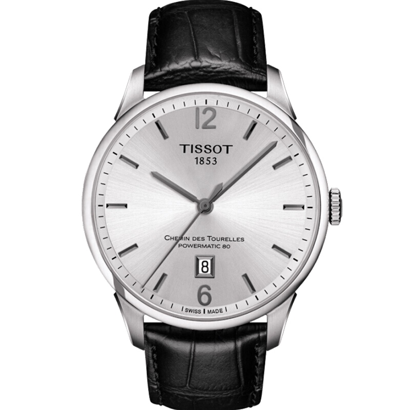 天梭男表 (TISSOT)杜鲁尔系列 瑞士手表全自动机械男士腕表