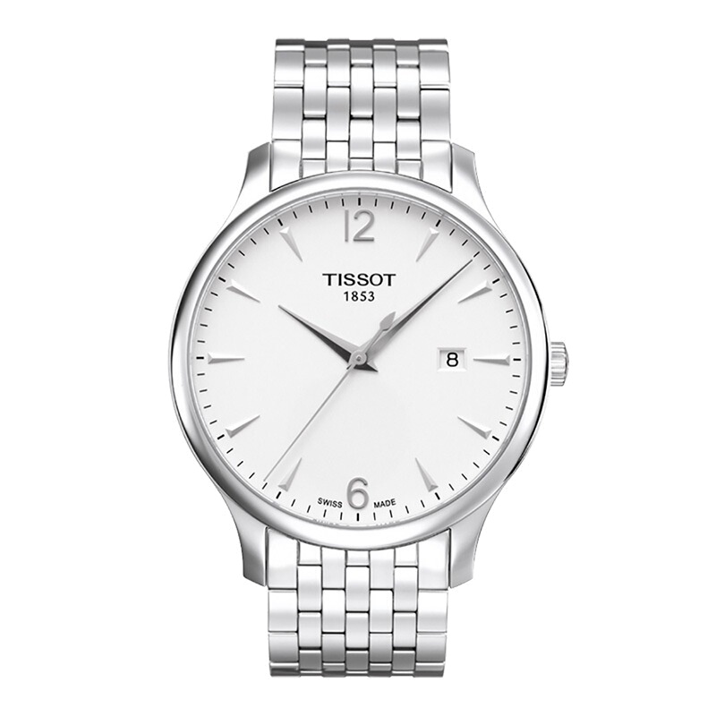 天梭(TISSOT)手表瑞士品牌俊雅系列经典时尚大气石英男表