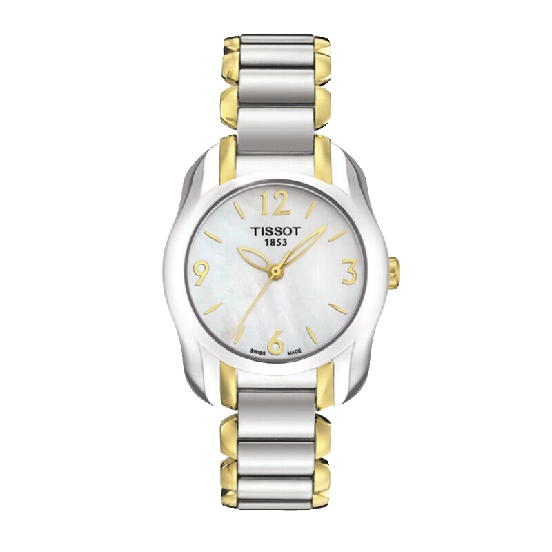 天梭（TISSOT）瑞士手表 海浪系列石英女士手表