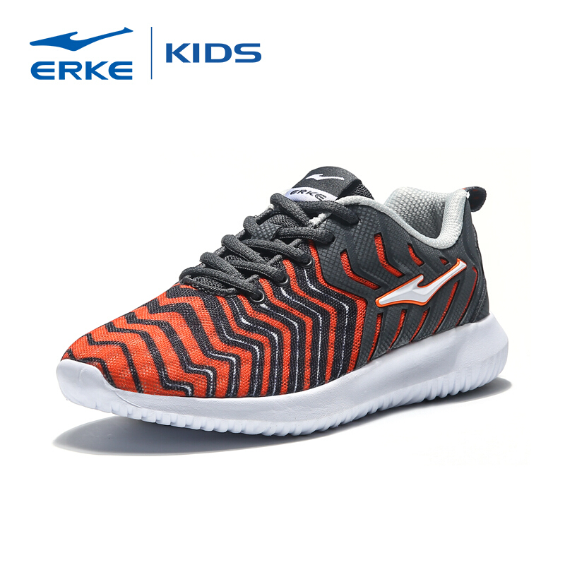 鸿星尔克（ERKE）童鞋男童运动鞋夏季中大童跑鞋透气休闲鞋子63118203049