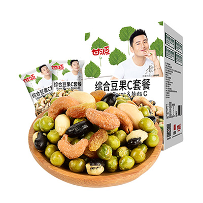 甘源综合豆果C套餐礼盒500g/盒混合坚果甘源出品