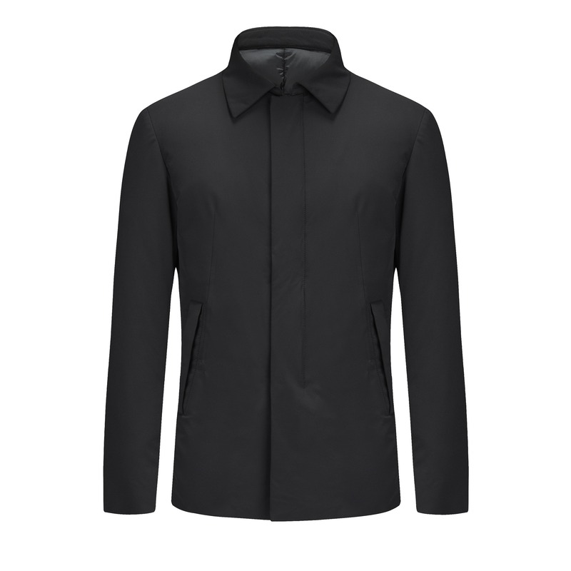 柒牌SEVEN男装轻薄羽绒服商务修身2018年冬新款白鸭绒加厚保暖外套115K20120