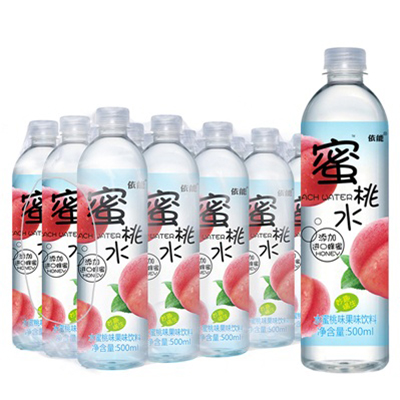 依能 蜜桃味 蜜桃水500ml*15瓶/箱果味饮料蜂蜜水整件装