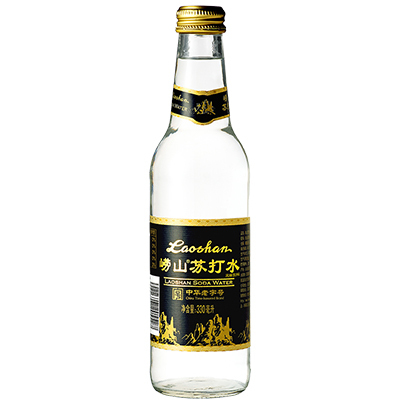 [苏宁超市]崂山苏打水(瓶装)330ml*24整箱