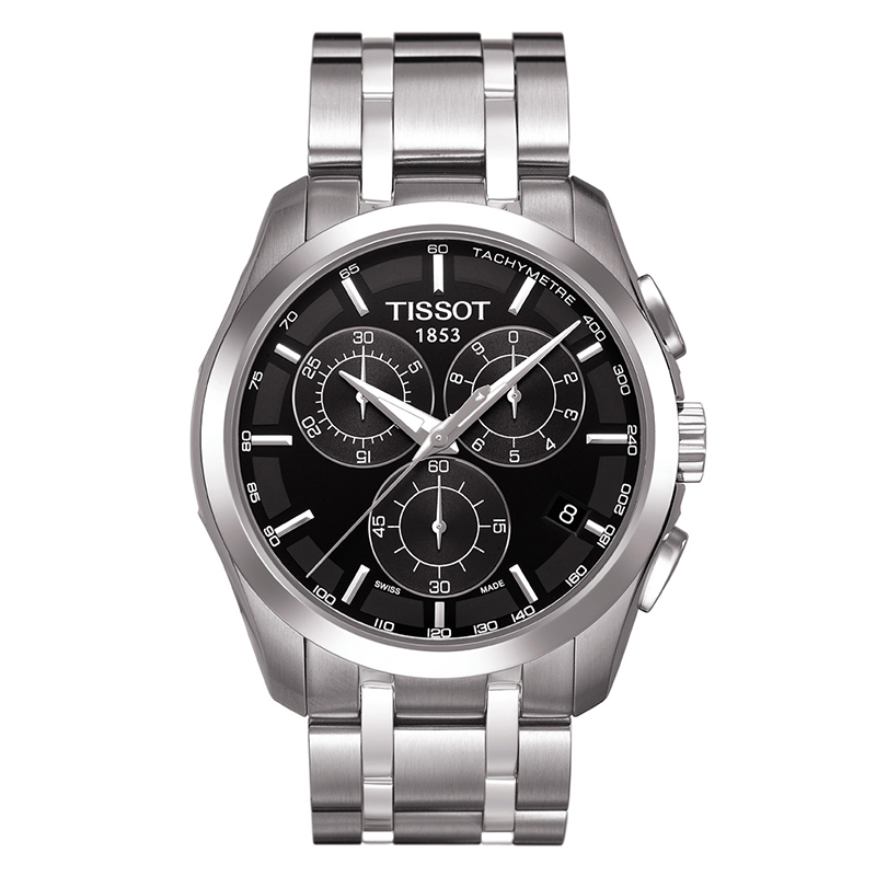 Tissot 天梭库图系列钢带石英男表 T035.617.11.051.00