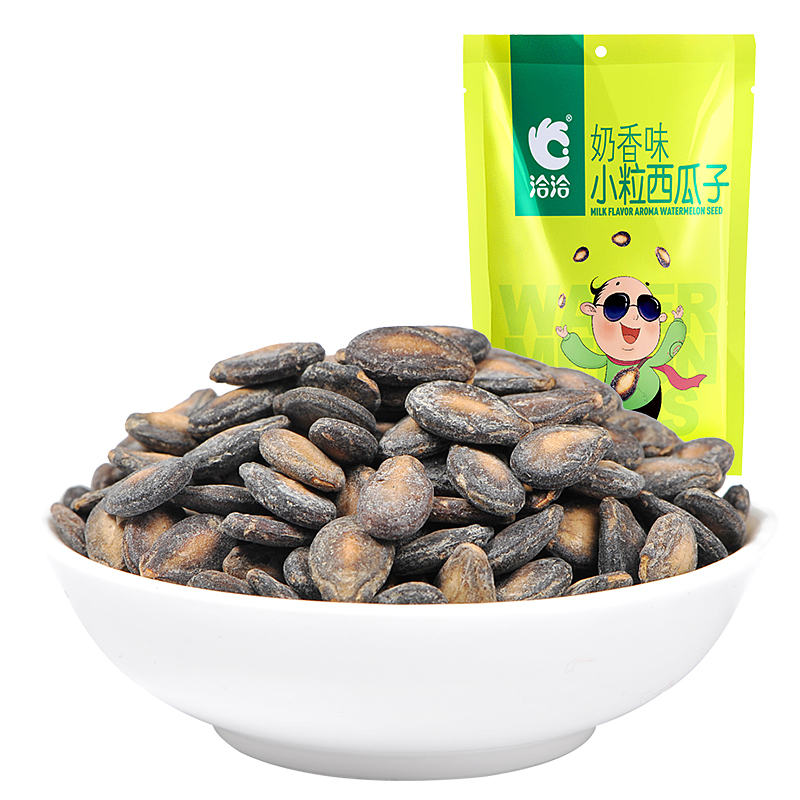 洽洽 小粒西瓜子奶香味150g 瓜子坚果 洽洽出品