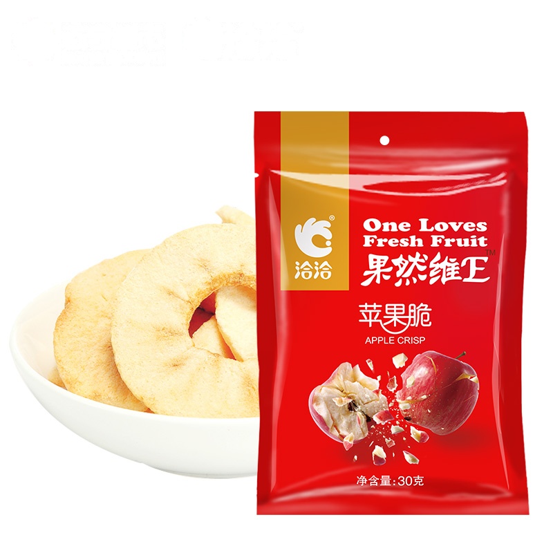 洽洽(chacheer) 苹果脆30g 果干蜜饯 国产零食 袋装 洽洽出品