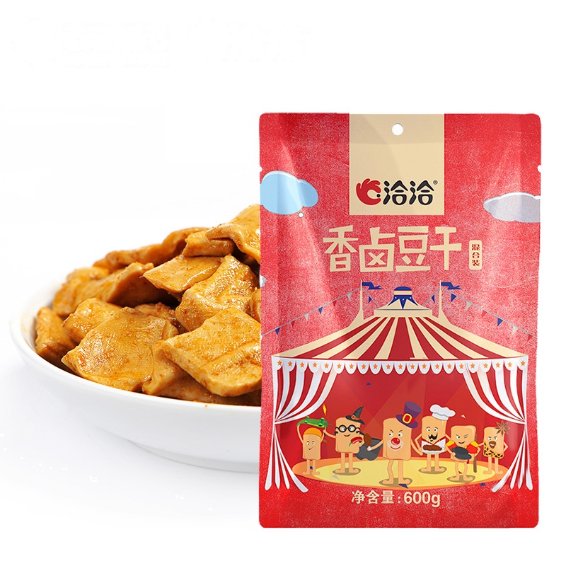 【苏宁超市】洽洽 香卤豆干600g 肉卤零食 洽洽出品