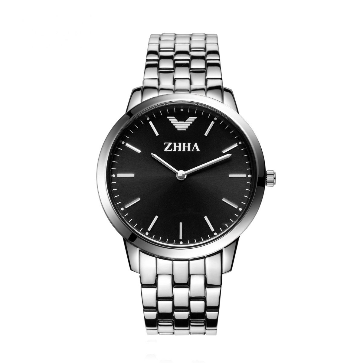 致豪（ZHHA）自由时光系列 男女士手表商务钢带男女表防水情侣腕表 ZW-005