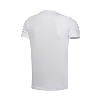 李宁2017新款男子训练系列短袖T恤AHSM393 -1白色 L