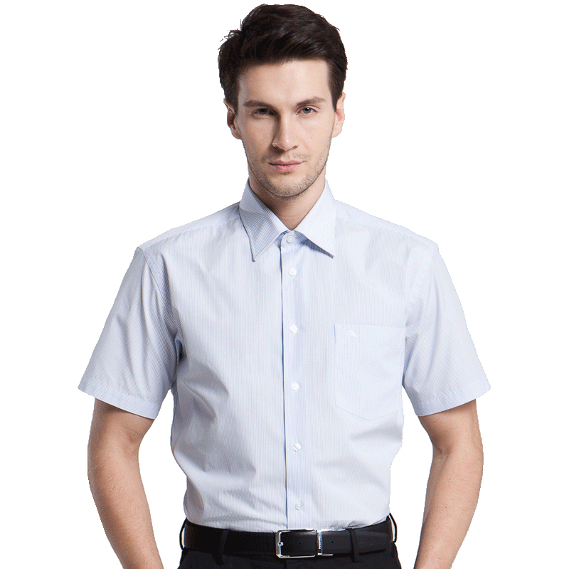 美尔雅(MAILYARD) 短袖衬衫 商务正装男士衬衣 男式职业工装 001