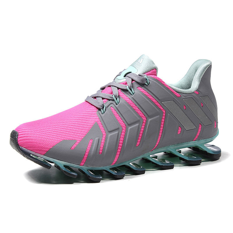 阿迪达斯adidas女大童10-13岁童鞋刀锋跑步鞋运动鞋B54185 粉色 36码/适合脚长220mm