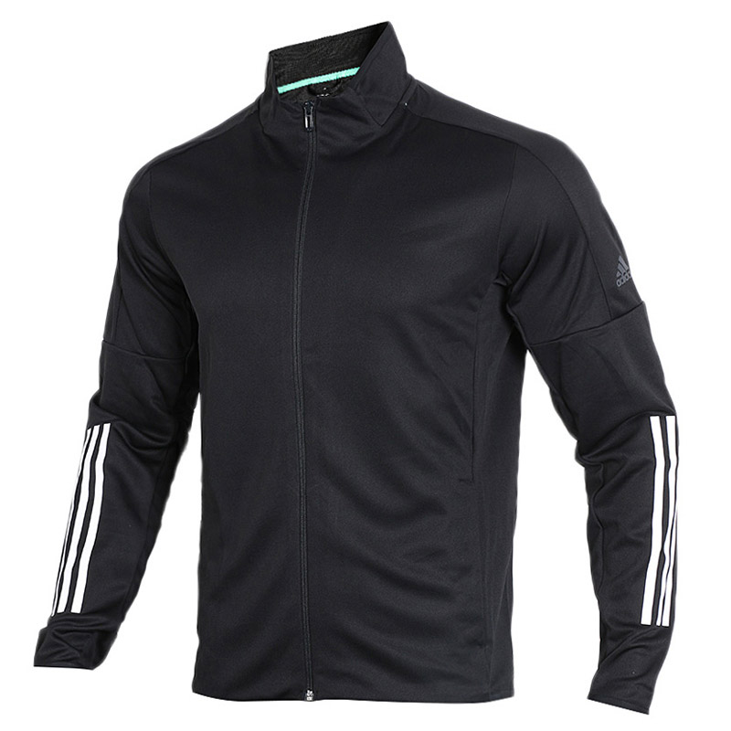 Adidas/阿迪达斯 男子运服 秋季 夹克立领休闲跑步网球外套CF7970 黑色 S