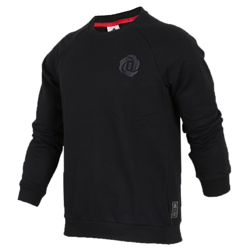 Adidas/阿迪达斯 男子运动服 运动休闲服卫衣圆领罗斯套头衫 CG0869 黑色 L